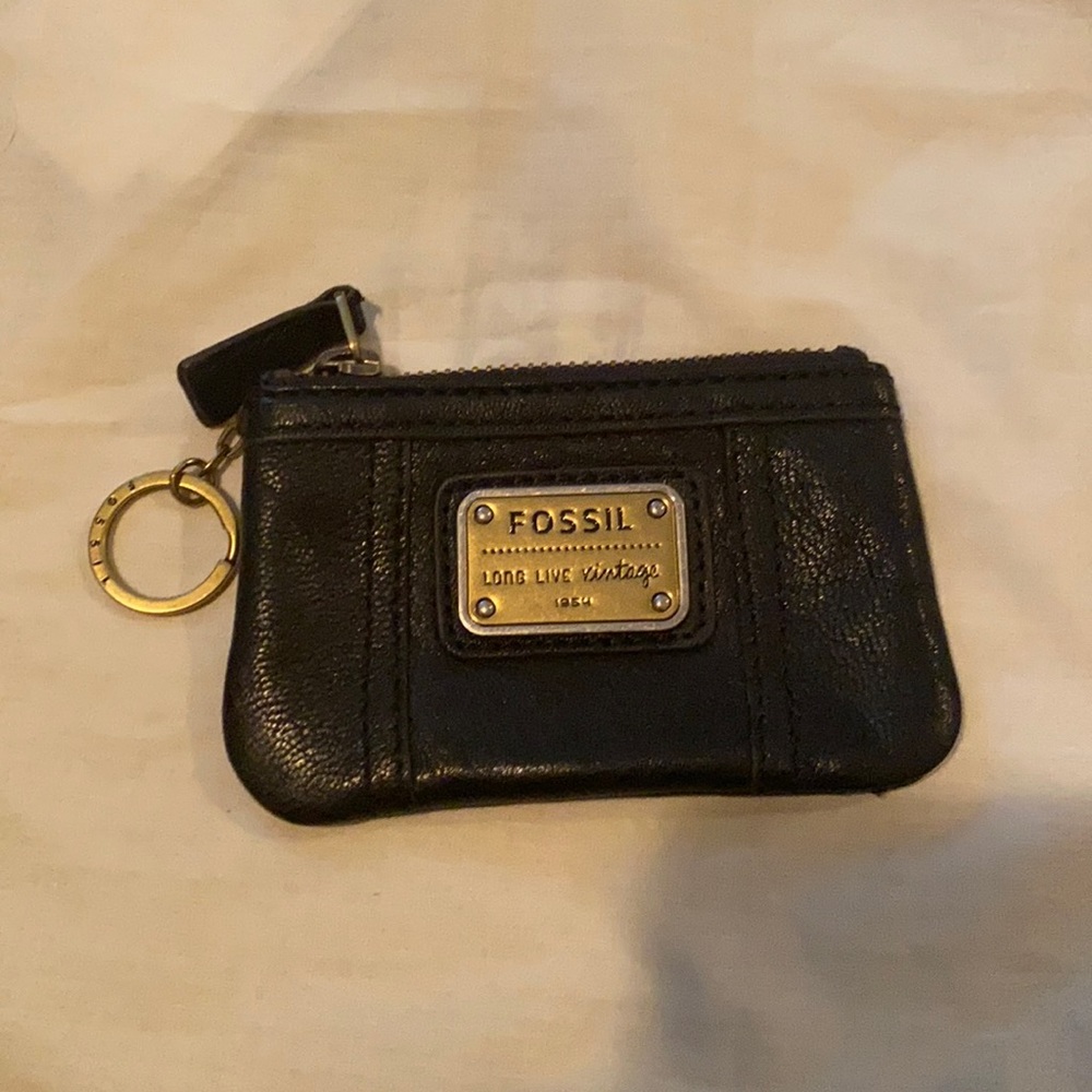 Fossil Emory Black Genuine Wallet